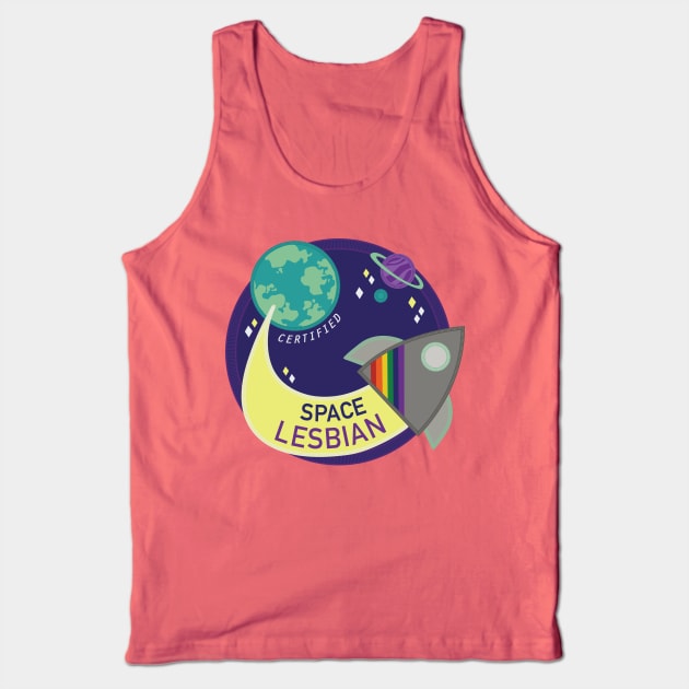 Space Lesbian Tank Top by Soft Biology
